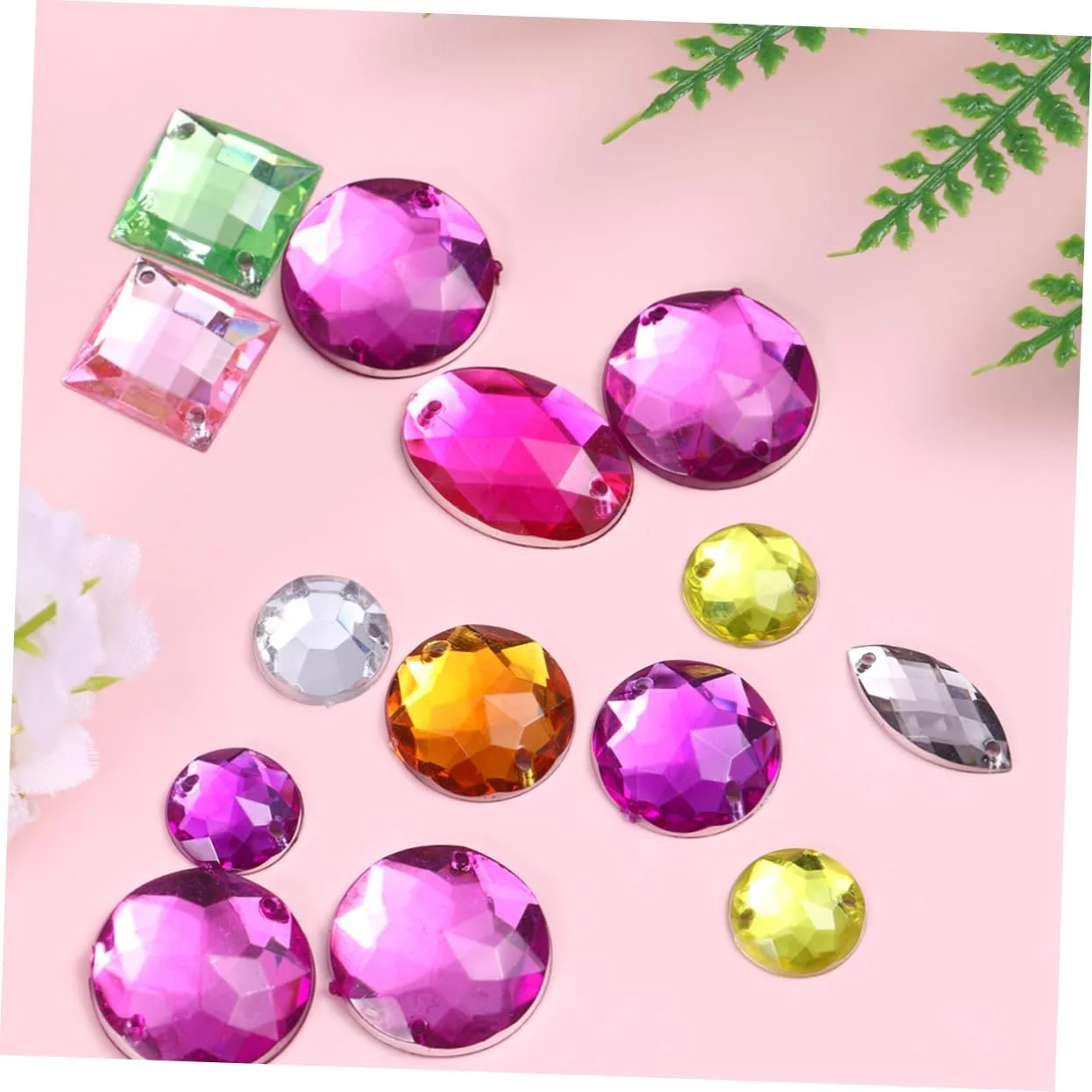 Стразы акриловые Healeved Разные формы 100 шт. Разноцветные, фото №4 Стразы акриловые Healeved Разные формы 100 шт. Разноцветные, фото №4