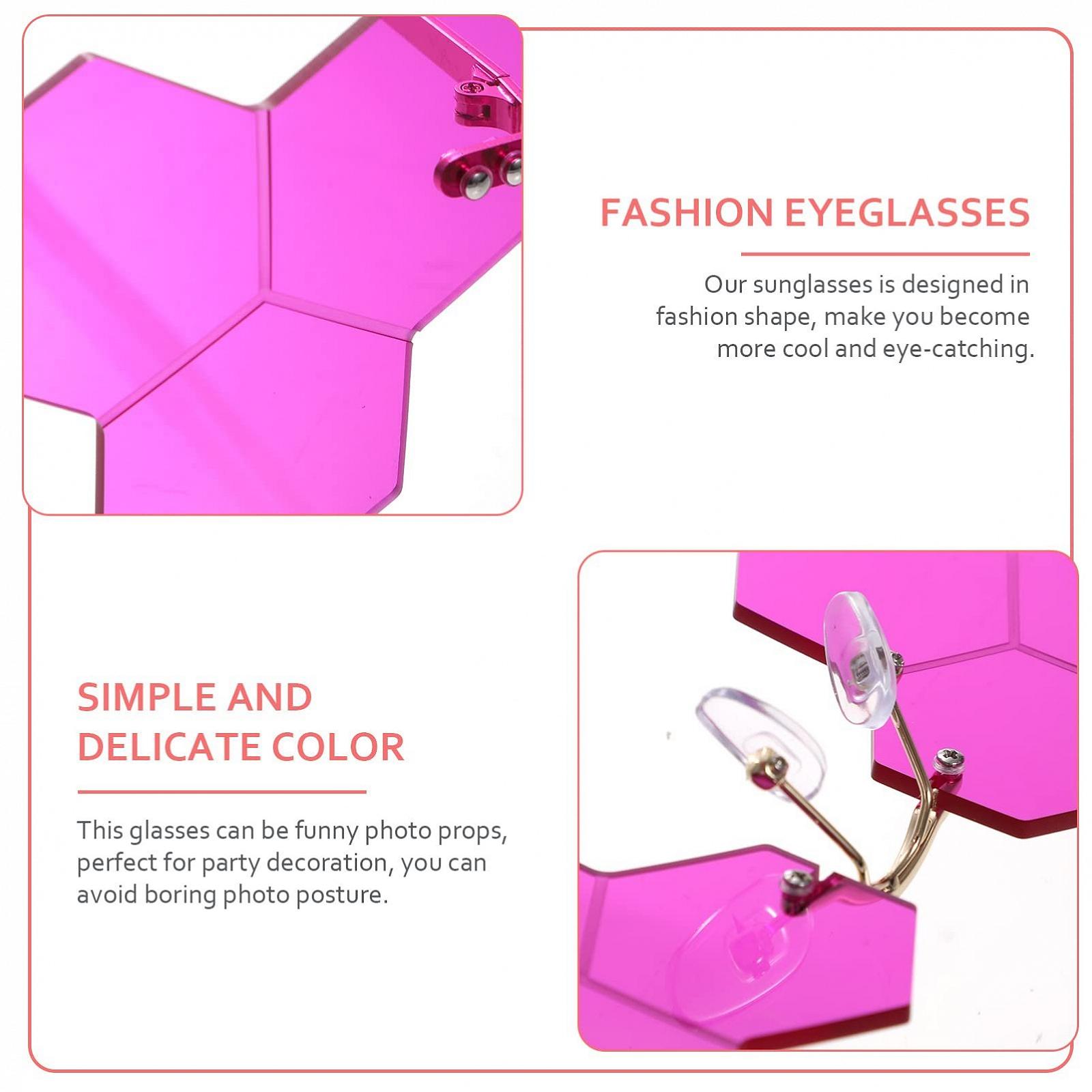 PACKOVE 4 пари елегантних безрамкових сонцезахисних окулярів, фото №8