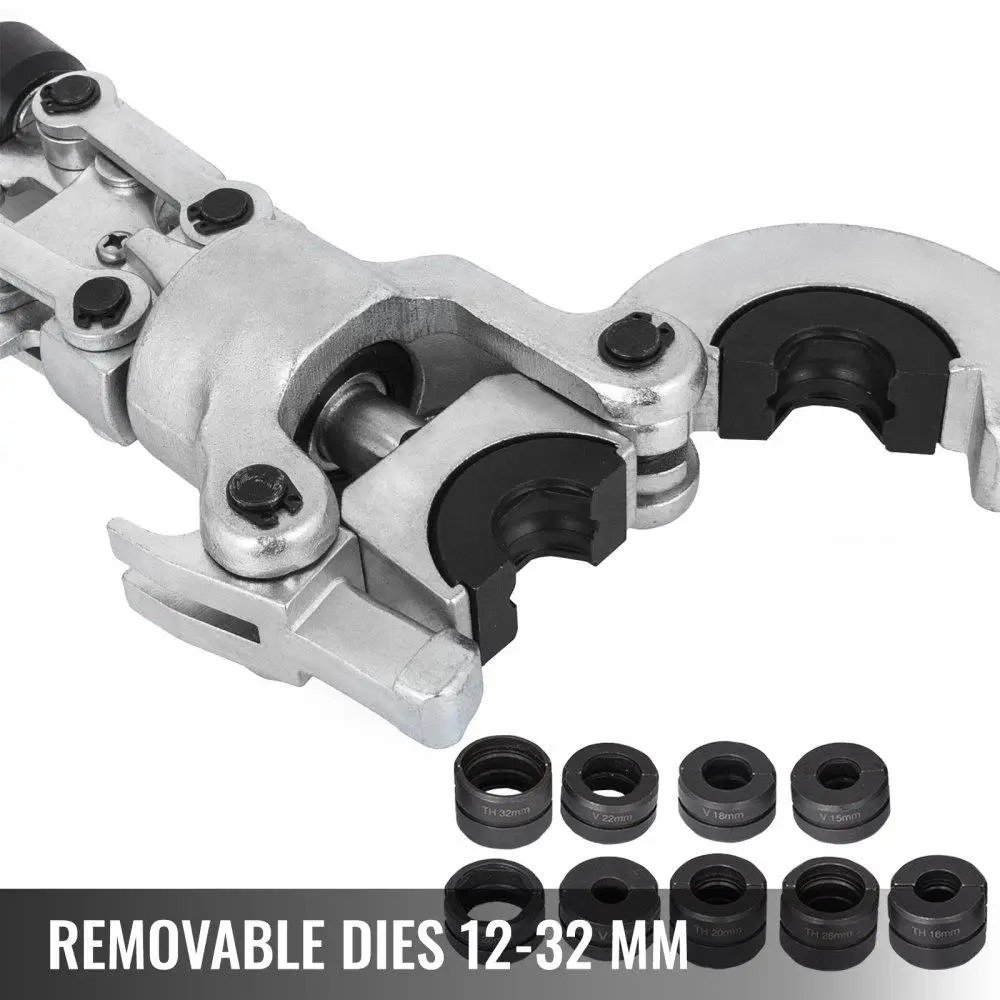 Гідравлічні обтискні кліщі Vevor 6T V12-28мм Blue, фото №4 Гідравлічні обтискні кліщі Vevor 6T V12-28мм Blue, фото №4