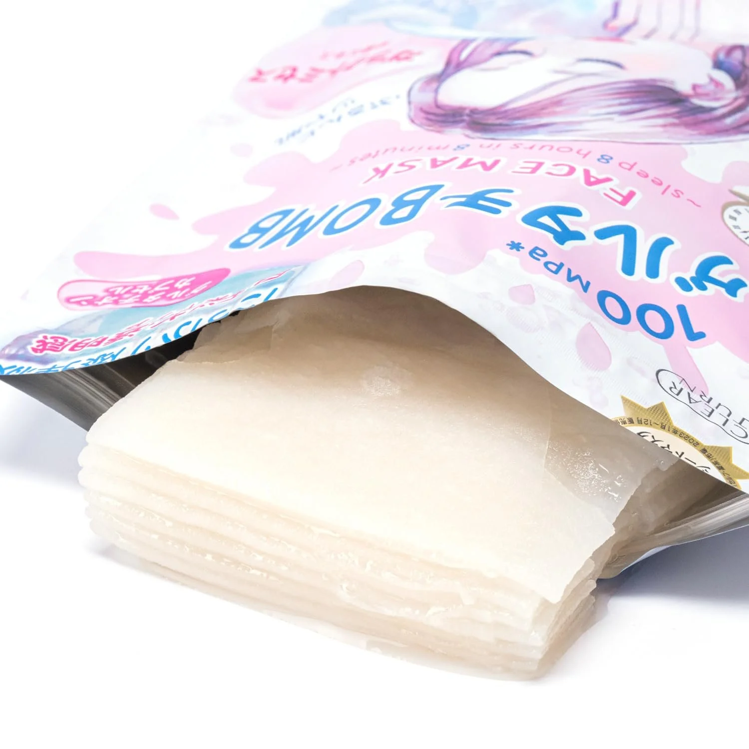 Маска для лица Clear Turn Glutathione BOMB - 7 шт - Осветляющая и увлажняющая маска с ниацинамидом, галактомицетами, гиалуроновой кислотой - Для всех типов кожи - Сделано в Японии, фото №2 Маска для лица Clear Turn Glutathione BOMB - 7 шт - Осветляющая и увлажняющая маска с ниацинамидом, галактомицетами, гиалуроновой кислотой - Для всех типов кожи - Сделано в Японии, фото №2