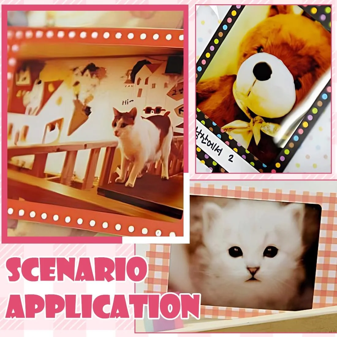 Набір наклейок та рамок для фото Fujifilm Instax Mini 11 9 8 140 шт з акриловим маркером, фото №6