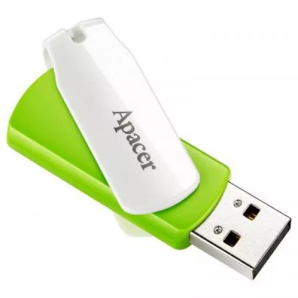 USB флеш-накопитель Apacer 16gb AH335 Green/White USB 2.0, фото №2