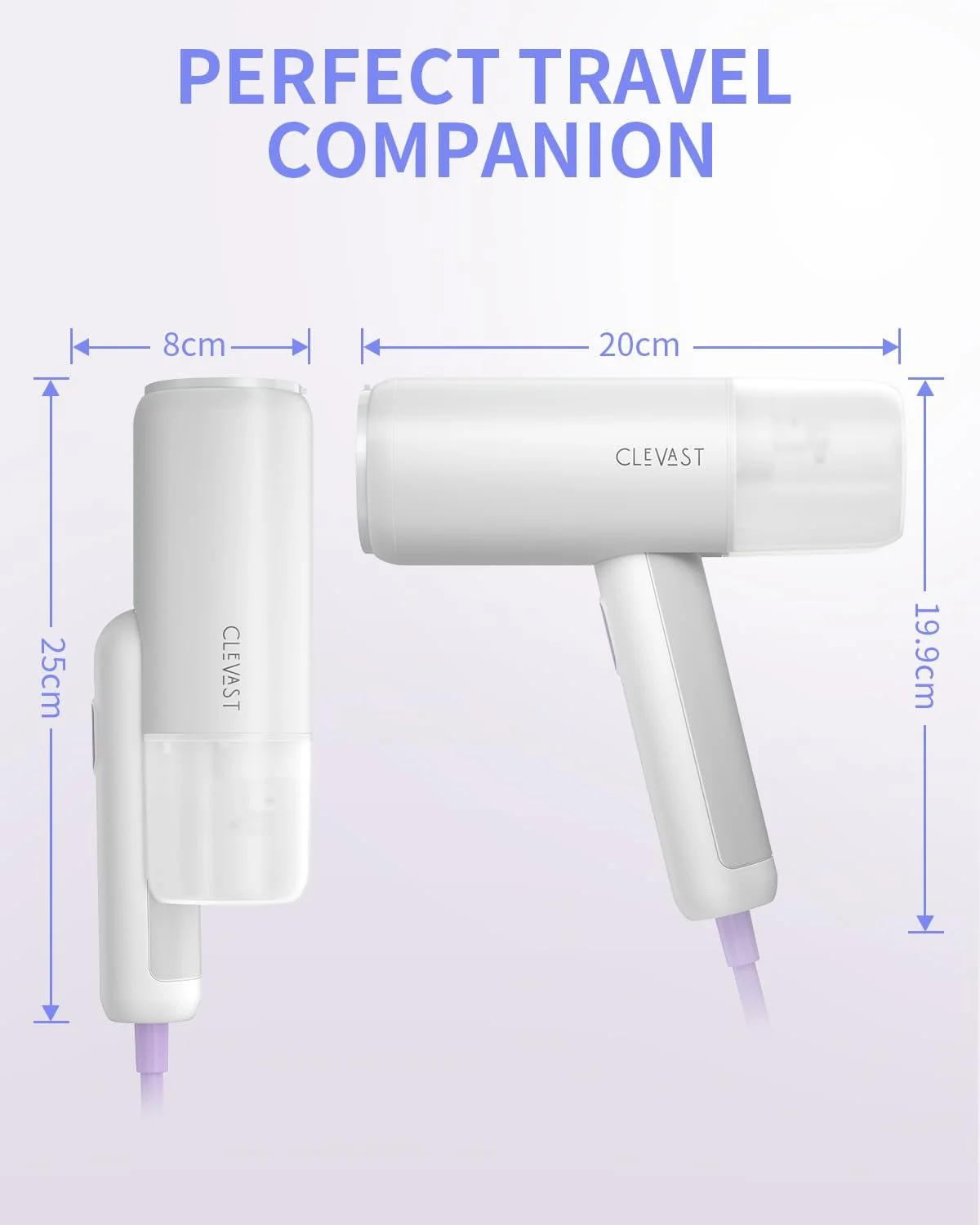 Отпариватель CLEVAST Foldable 1000 Вт 150 мл, фото №7