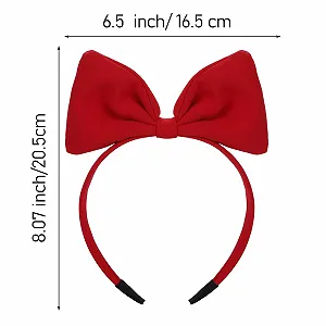 Обруч на голову з бантом WLLHYF, червона synthetic.ua - Фото 1