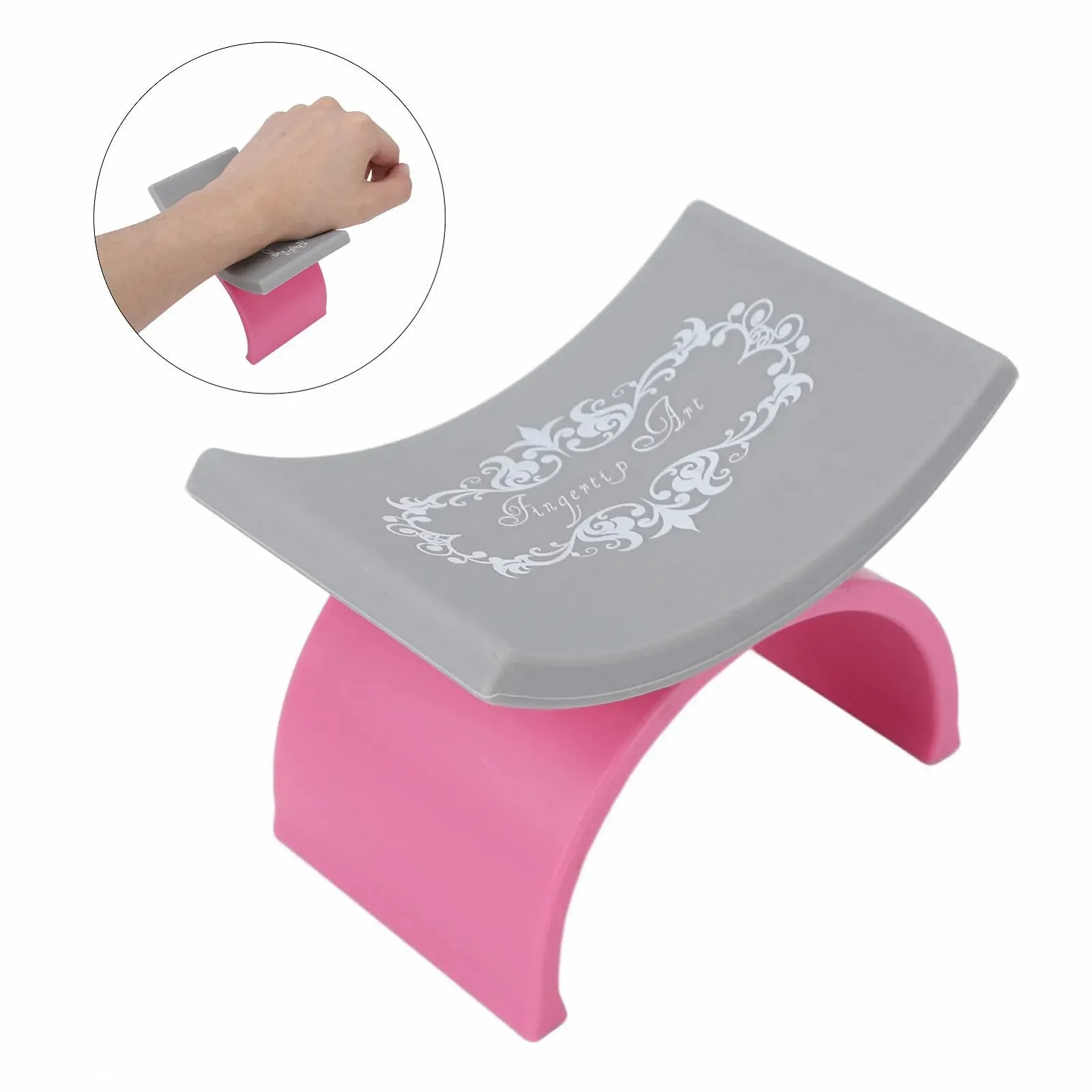 Подставка для рук Маникюрная подушка Форма Мягкий силикон для ногтей DIY, фото №7