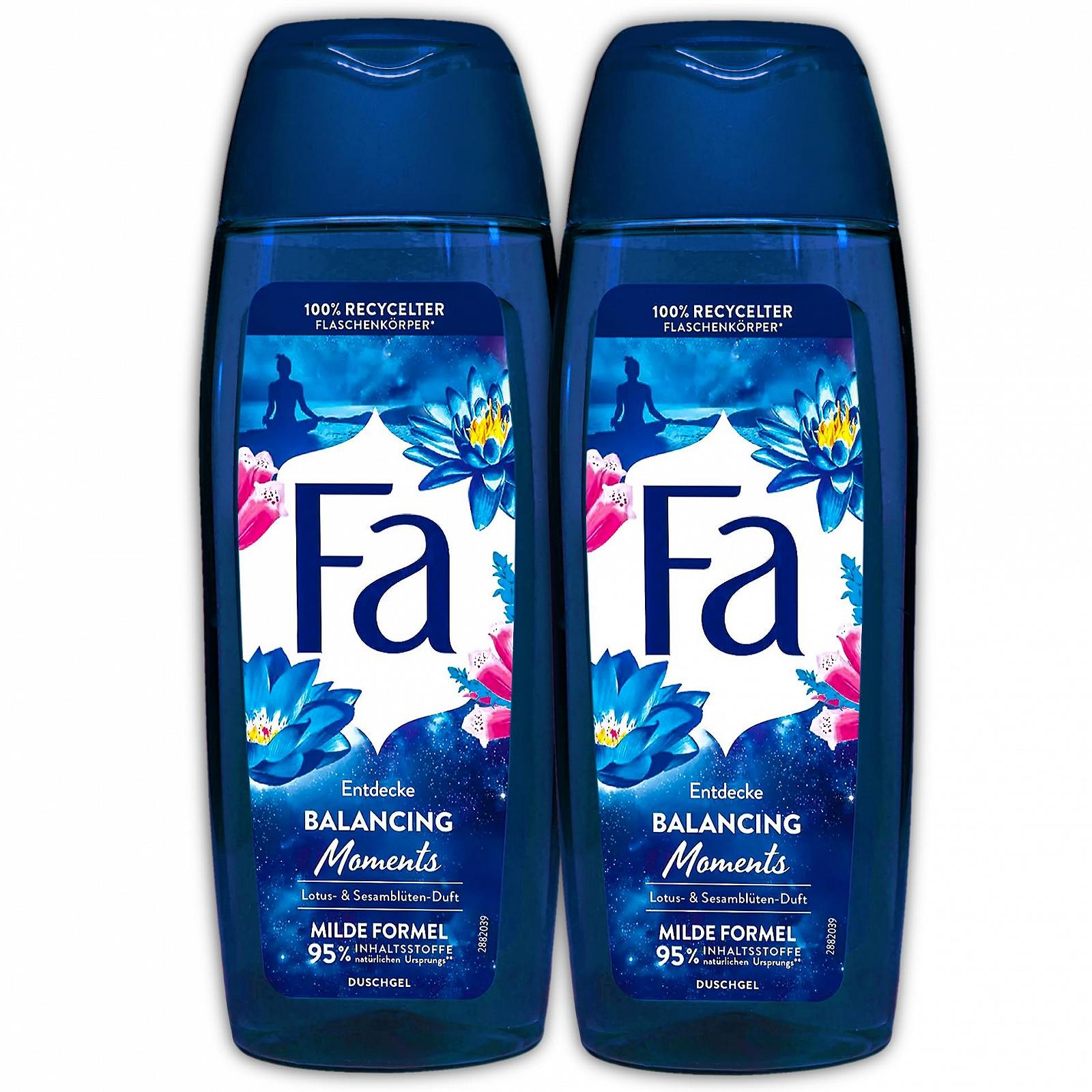Гель для душа Fa Balancing Moments Лотос и Цветок кунжута 2 x 250 мл, фото №1 Гель для душа Fa Balancing Moments Лотос и Цветок кунжута 2 x 250 мл, фото №1