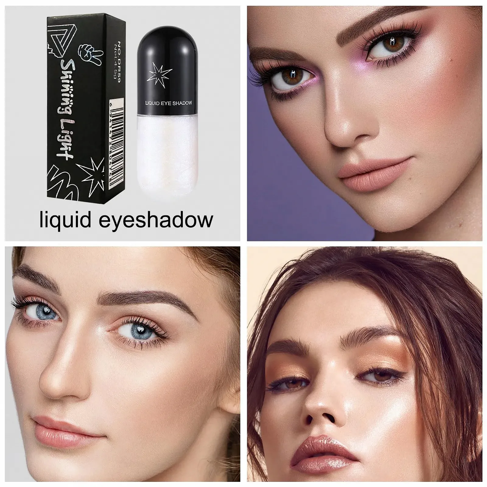 Подводка для глаз жидкая с блестками Lvtfco, фото №4