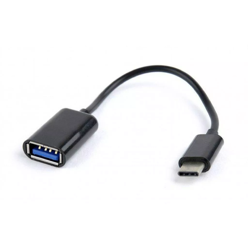 Дата кабель OTG USB 2.0 AF to Type-C 0.2m Cablexpert (A-OTG-CMAF2-01), фото №1