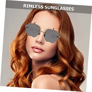 Солнцезащитные очки PACKOVE Без оправы Поляризованные линзы synthetic.ua - Фото 1