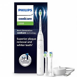 Зубная электрощетка Philips Sonicare 5300 HX7108/04 звуковая 2 уровня интенсивности Белый - Фото 1