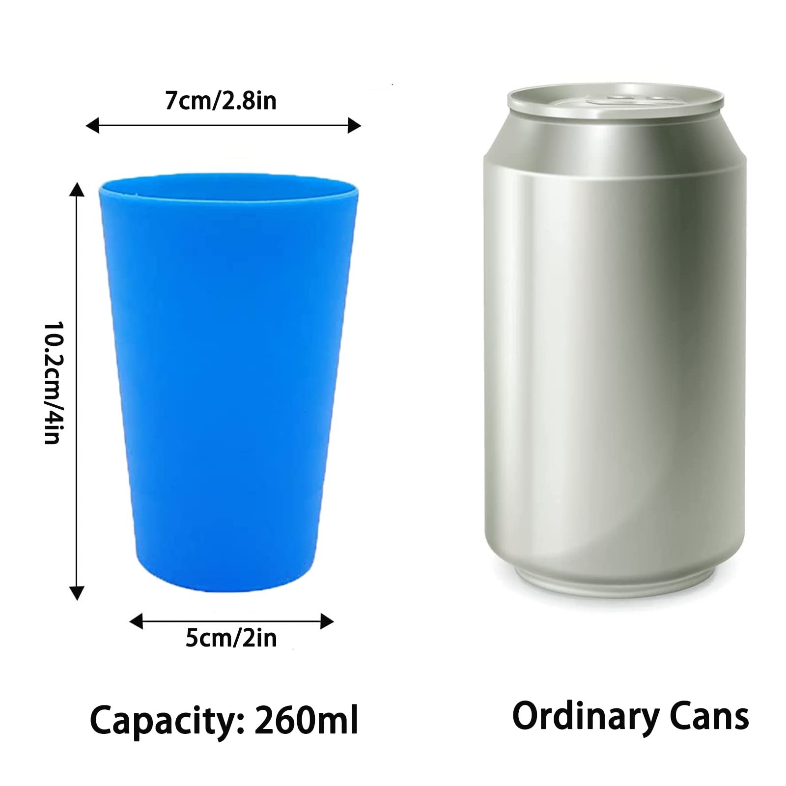Набір пластикових стаканів 27 шт. Різнокольорові стакани 260 мл, 9 кольорів, фото №3 Набір пластикових стаканів 27 шт. Різнокольорові стакани 260 мл, 9 кольорів, фото №3