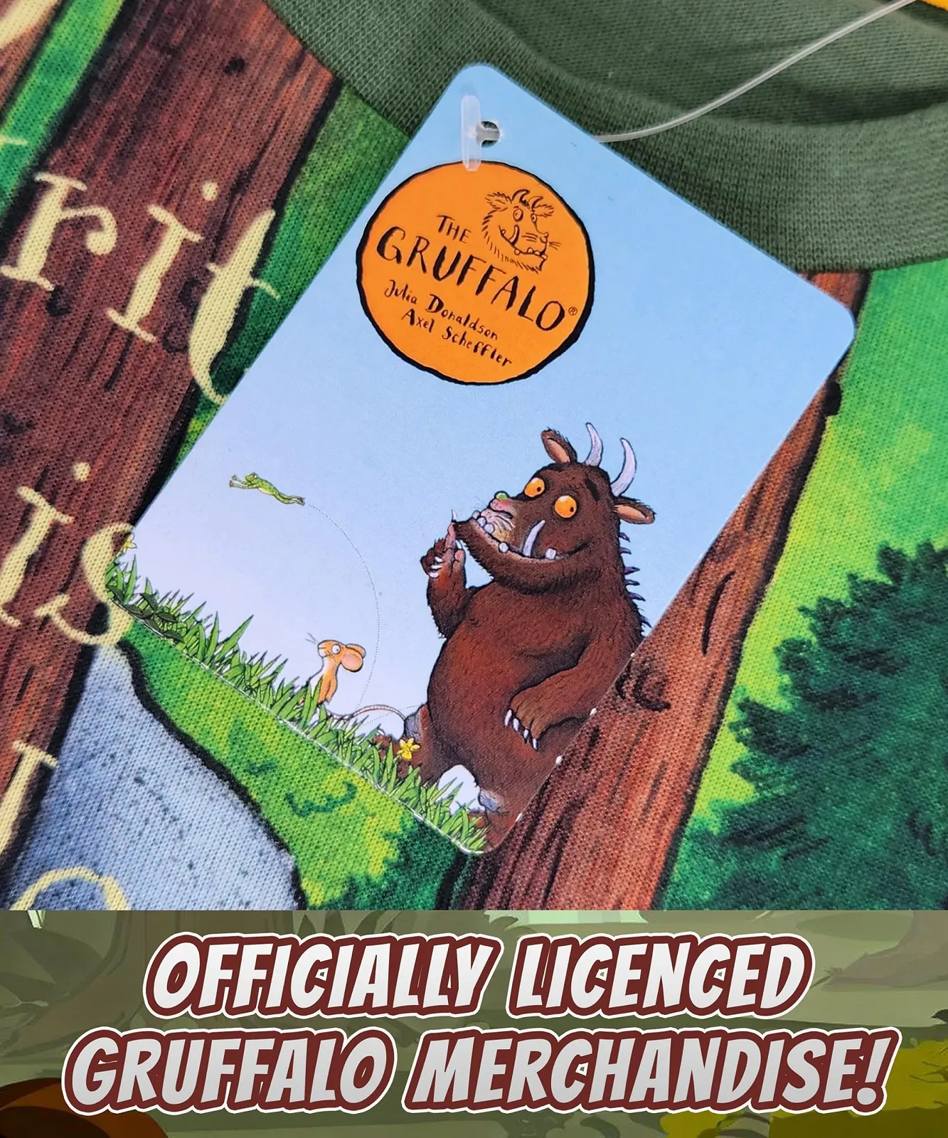 Піжама The Gruffalo Crumble Magic Light з довгими рукавами для хлопчиків, фото №3