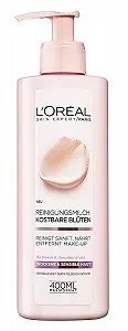 Очищающее молочко L'Oréal Paris Роскошь Цветка для женщин: нежно удаляет макияж и дарит ощущение мягкой кожи с экстрактами розы и жасмина 400 мл - Фото 1
