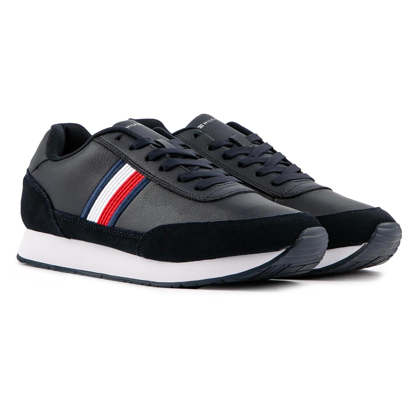Кроссовки Tommy Hilfiger Signature Leather Runner, фото №7