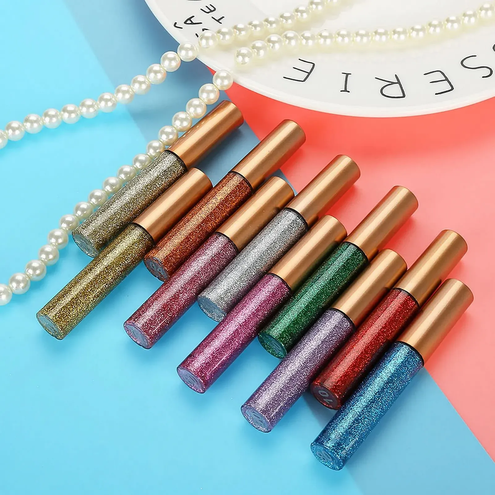 Рідка Підводка для очей з блискітками, фото №4 Рідка Підводка для очей з блискітками, фото №4