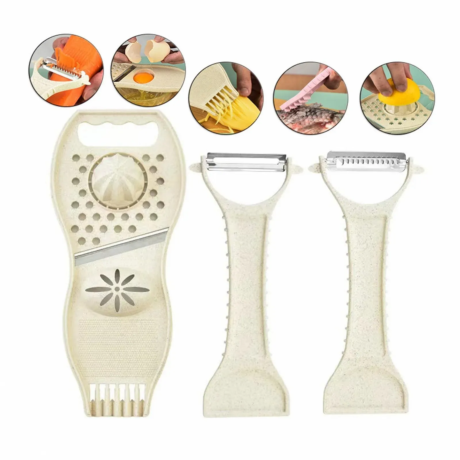 Ручна овочерізка для кухні для нарізки та вижимання соку з цибулі, часнику, моркви, фото №6