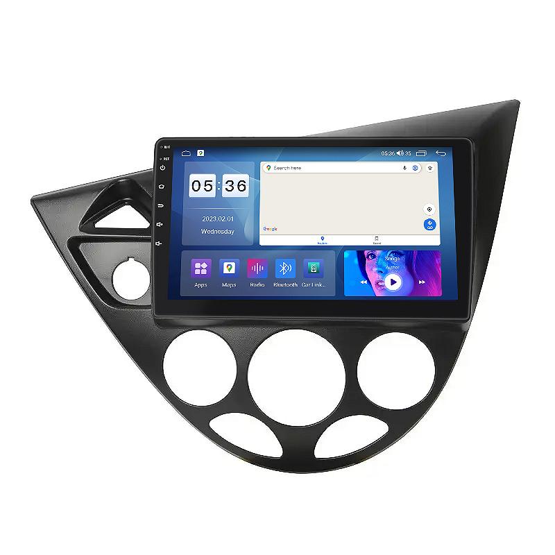 Штатна магнітола Lesko для Ford Focus I 1998-2001 екран 9 4/64Gb CarPlay 4G Wi-Fi GPS Prime, фото №1