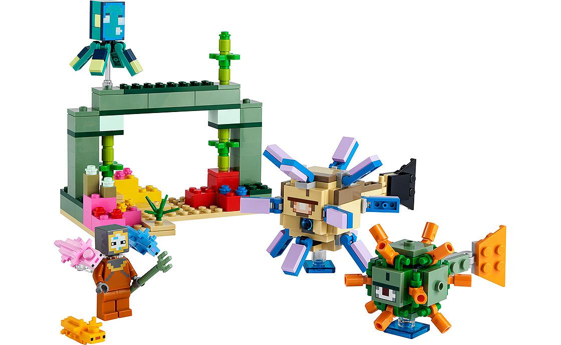 Дитячий конструктор LEGO Minecraft Битва з охоронцем (21180), фото №2