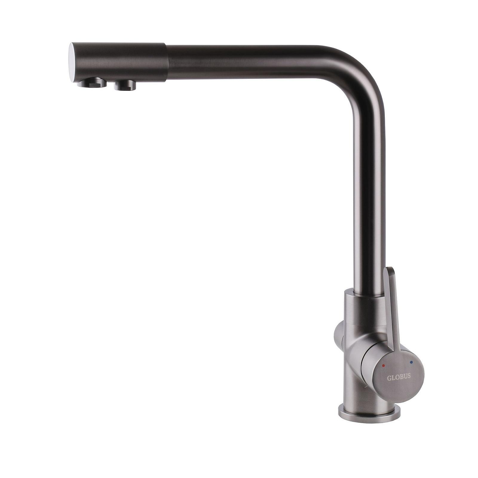 Змішувач для кухні під осмос Globus Lux LAZER GLLR-0444-11-GRAPHITE, фото №3 Змішувач для кухні під осмос Globus Lux LAZER GLLR-0444-11-GRAPHITE, фото №3