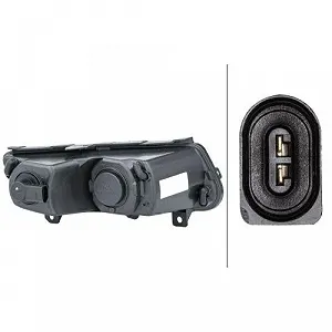 Денний ходовий вогонь HELLA 2PT 010 377-051 для VW, лівий synthetic.ua - Фото 1