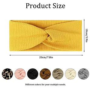 Повязка на голову Эластичная широкая Мягкая synthetic.ua - Фото 1