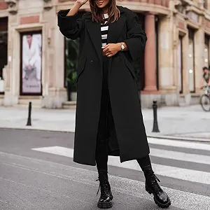 Пальто MEIYOUMK Тренч Женское synthetic.ua - Фото 1