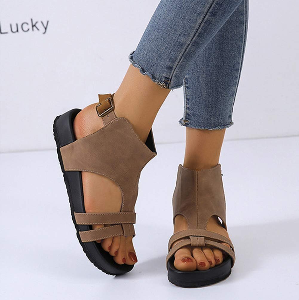 Женские Модные Плоские Сандалии Высокого Качества Ортопедические, фото №4 Женские Модные Плоские Сандалии Высокого Качества Ортопедические, фото №4