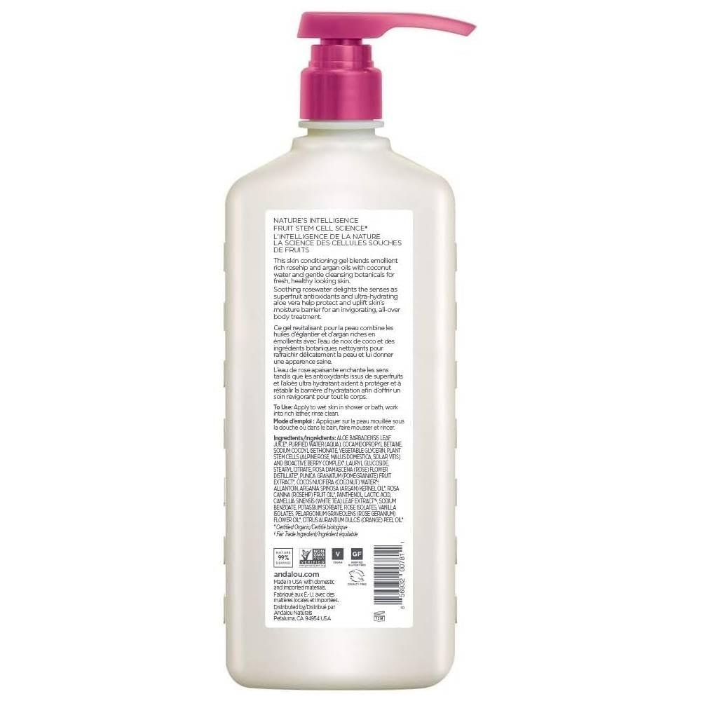 Гель для душу ANDALOU NATURALS 1000 Roses заспокійливий 946 мл, фото №2