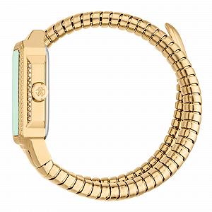 Женские аналоговые часы Roberto Cavalli RC5L115M0045, кварцевые, с ремешком из нержавеющей стали, темно-зеленый, фэшн synthetic.ua - Фото 1