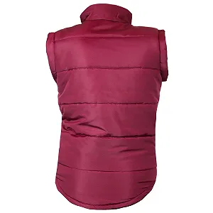 Жилет для верховой езды детский MS-Trachten Mia бордовый стеганый с легкой подкладкой synthetic.ua - Фото 1