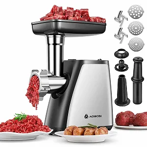 Мясорубка AAOBOSI 2800 Вт Stainless Steel - Фото 1