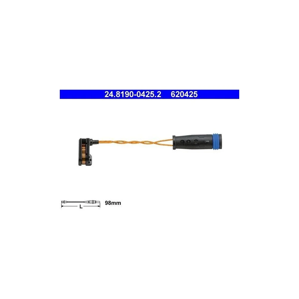 Датчик износа тормозных колодок ATE 24.8190-0425.2 для MERCEDES-BENZ, фото №1