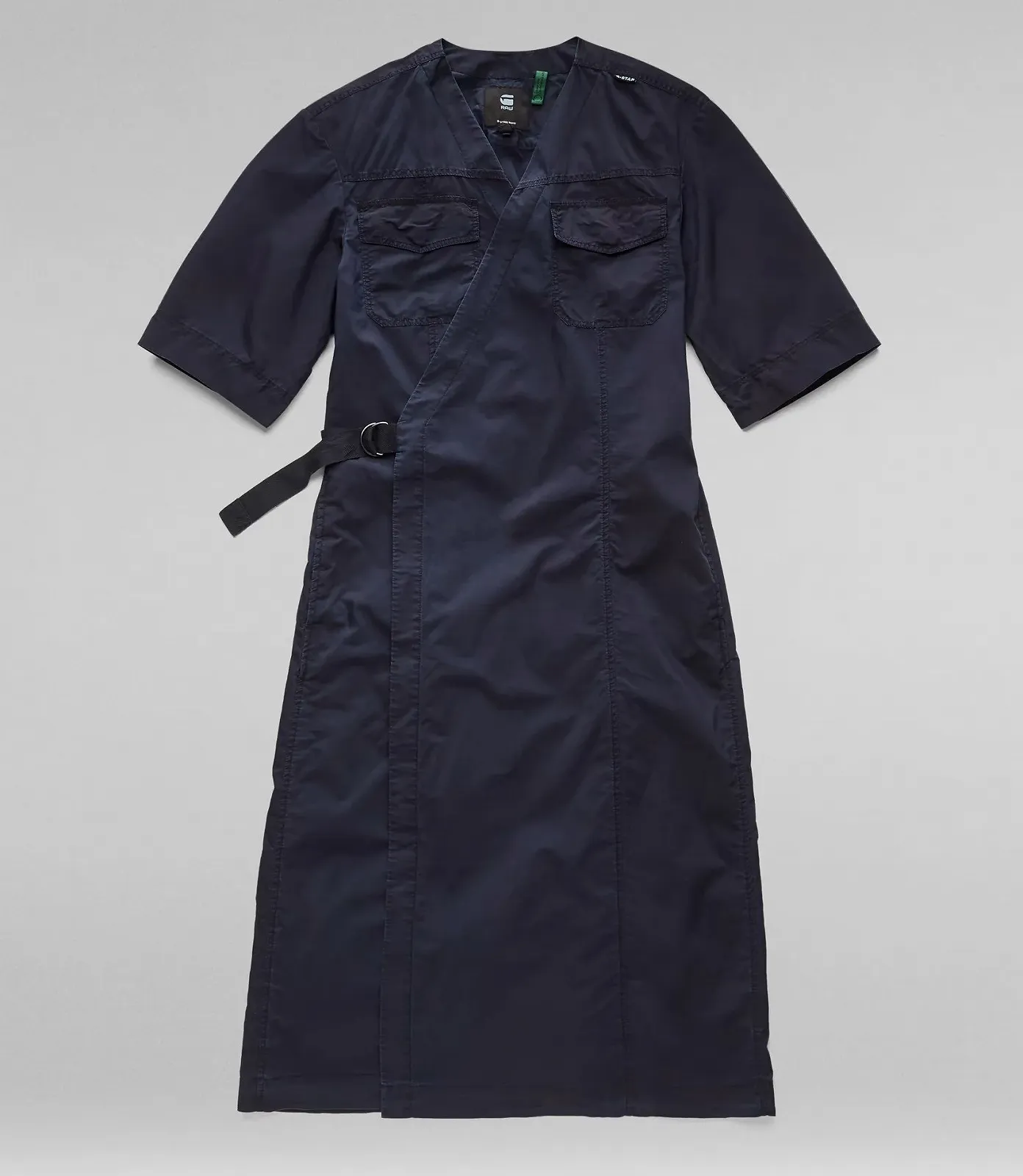 Женское платье G-Star RAW V-Neck Midi Wrap Dress - XXS, фото №4