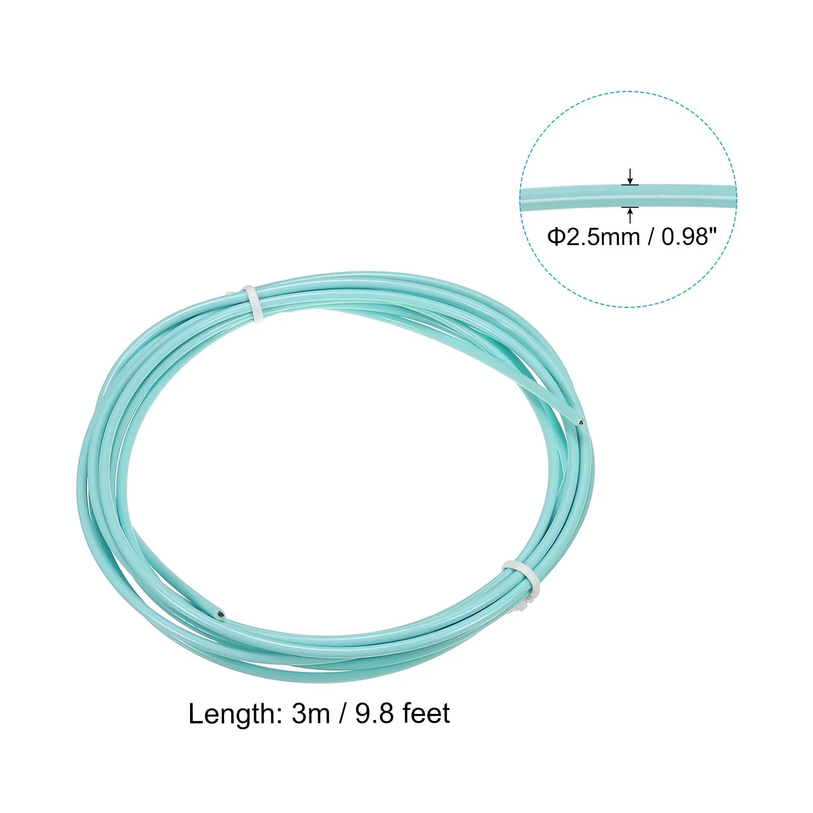 Трос для скакалки PATIKIL Speed Jump Rope змінний сталевий 2.5 мм 3 м зелений, фото №2 Трос для скакалки PATIKIL Speed Jump Rope змінний сталевий 2.5 мм 3 м зелений, фото №2