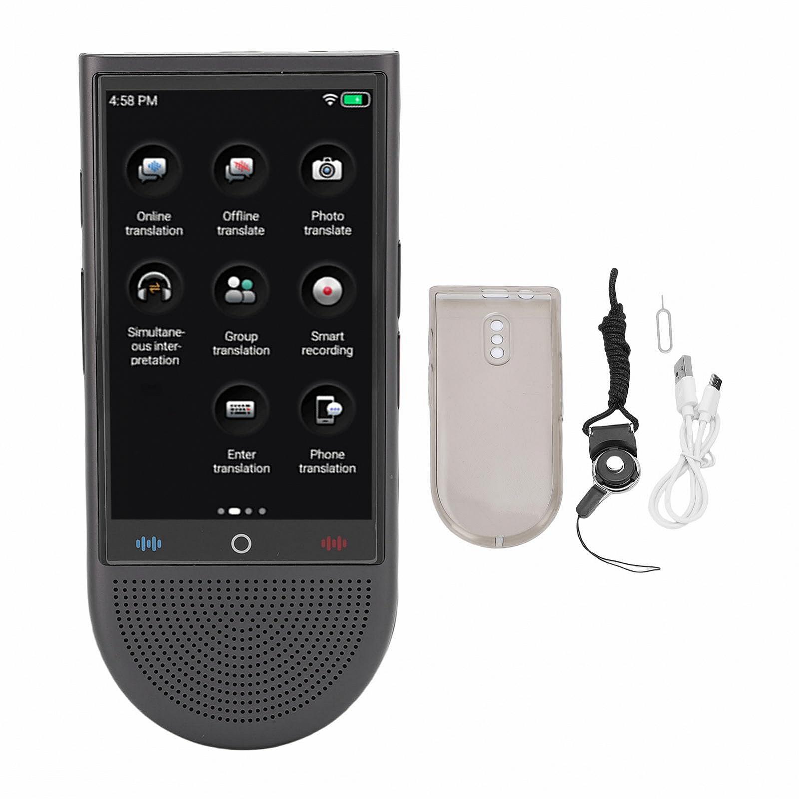Переводчик языка Sorandy, 1 ГБ + 16 ГБ, 138 языков, оффлайн/онлайн перевод фото языка, устройство для перевода в реальном времени с 4-дюймовым сенсорным экраном, для путешествий, бизнеса, фото №6