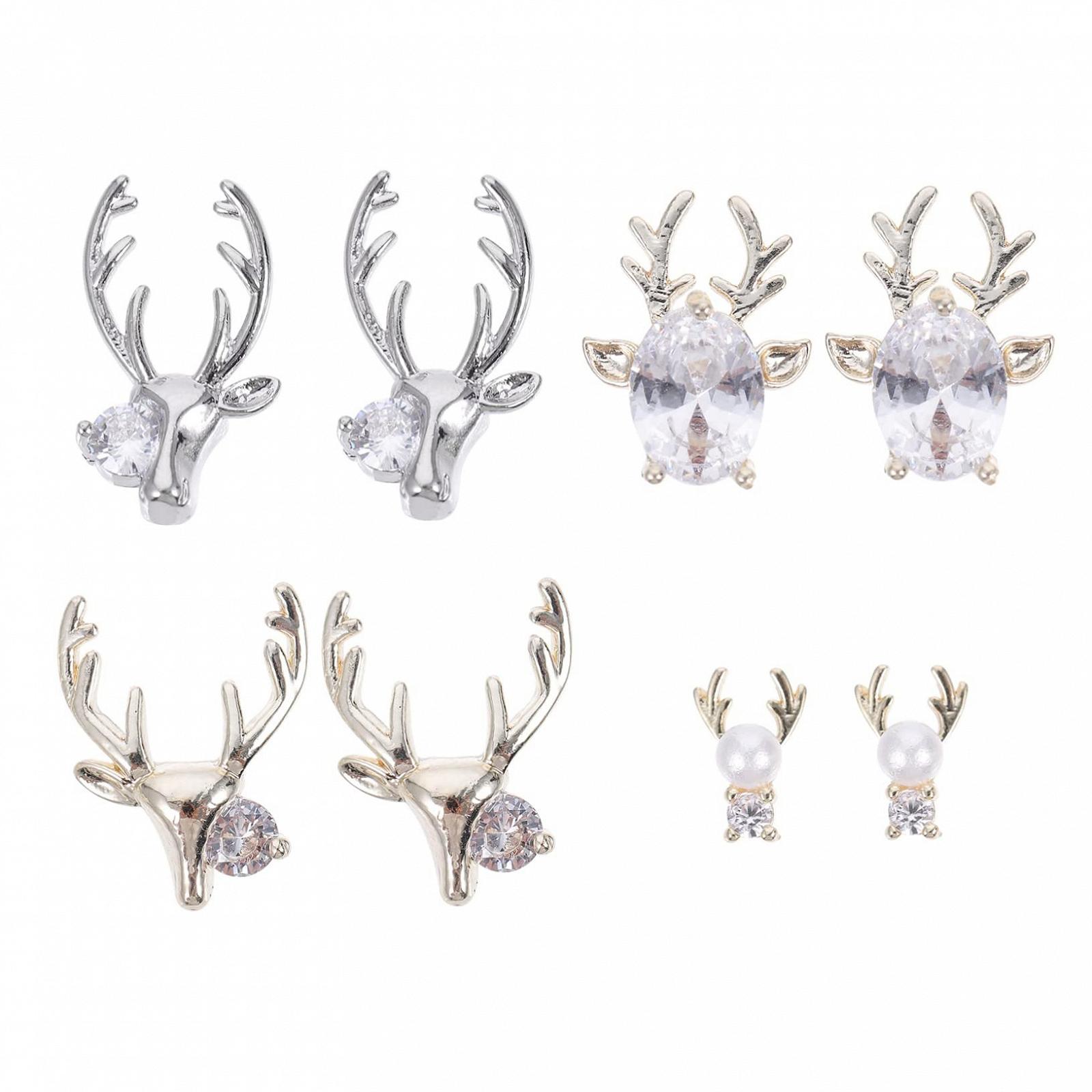 Украшения для ногтей Оленьи рога, цирконий, фото №1