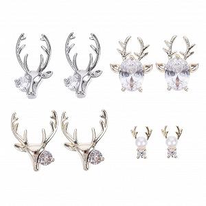 Прикраси для нігтів Оленячі роги, цирконій - Фото 1