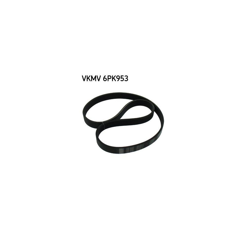 Поликлиновой ремень SKF VKMV 6PK953 для AUDI CITROËN HONDA MAZDA NISSAN PEUGEOT VW, фото №1