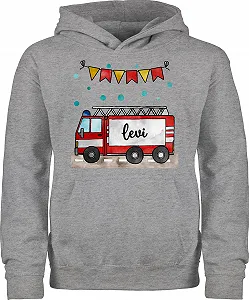 Детская Толстовка Shirtracer Пожарная Машина I Подарок для Пожарной Команды - Фото 1