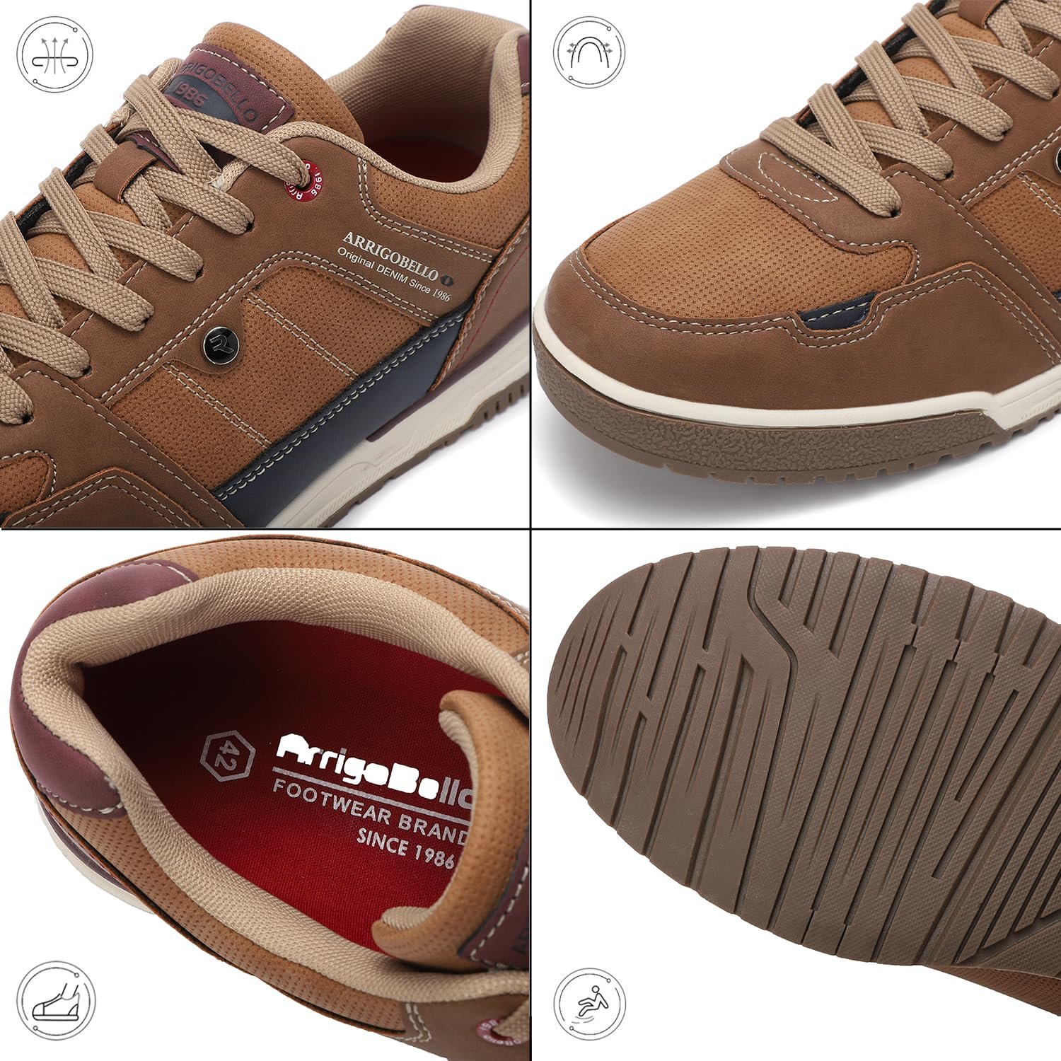 Кросівки ARRIGO BELLO Чоловічі, Повсякденні, Робочі, Легкі, для Прогулянок, фото №4