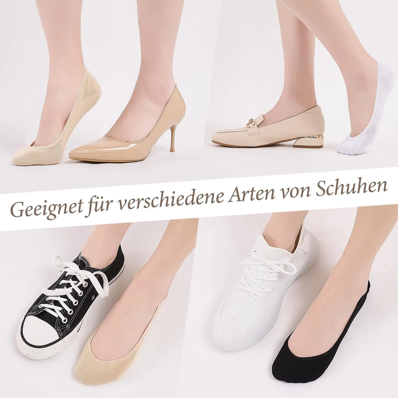 Женские носки-балетки 6 пар Хлопок Размер 35-38, 39-42, фото №7