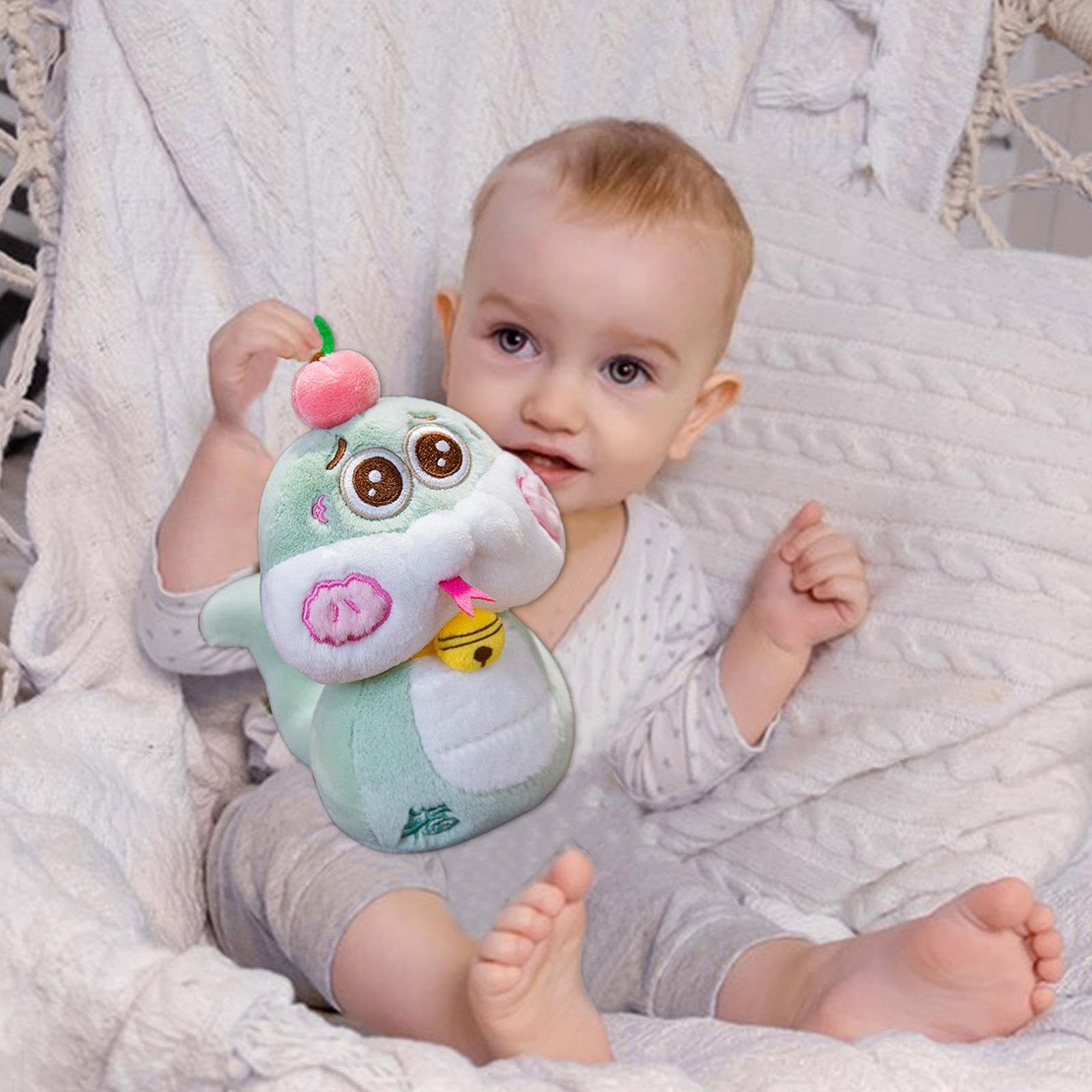 Игрушка плюшевая Змея 2025 11 дюймов Китайская Счастливая змея с милым выражением лица, фото №2