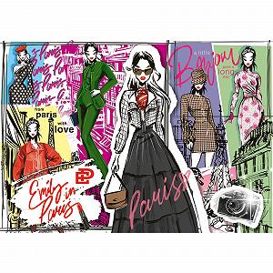 Пазл Trefl Emily in Paris Fashion Inspirations 1000 деталей synthetic.ua - Фото 1