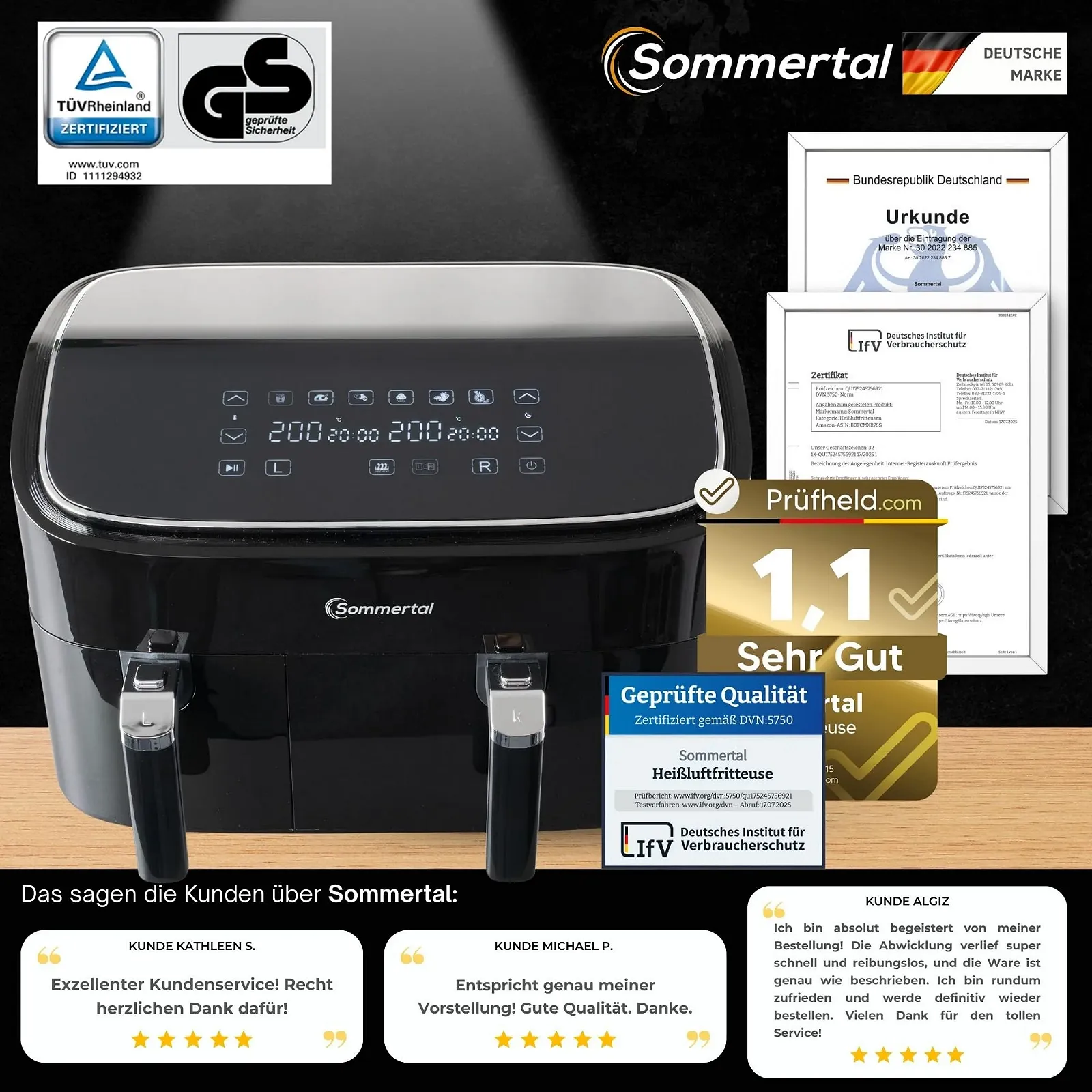 Мультипіч Sommertal HF DUAL 900 Подвійна камера 9 л 2850 Вт Функція сушіння 6 програм, фото №6 Мультипіч Sommertal HF DUAL 900 Подвійна камера 9 л 2850 Вт Функція сушіння 6 програм, фото №6