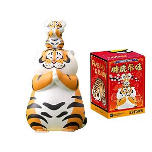 Фигурки Aven Rabbit Panghu With Baby Series 1 Blind Box, случайный дизайн - Фото 1