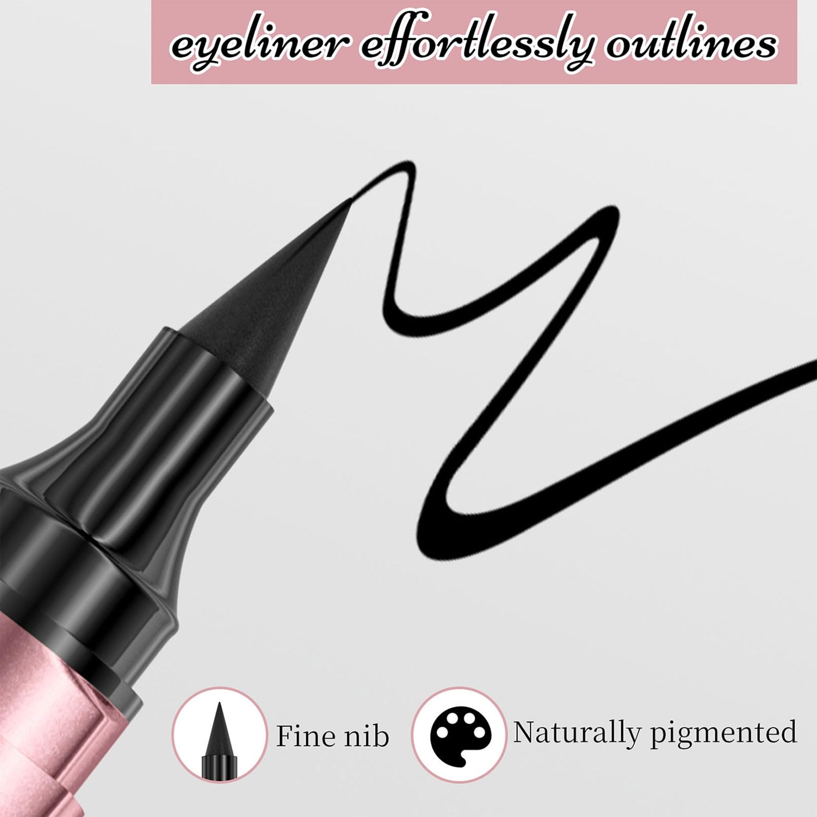 Олівець для брів 3D Magic Micro 4 Fork Tip Waterproof Deep Coffee Colour, фото №7