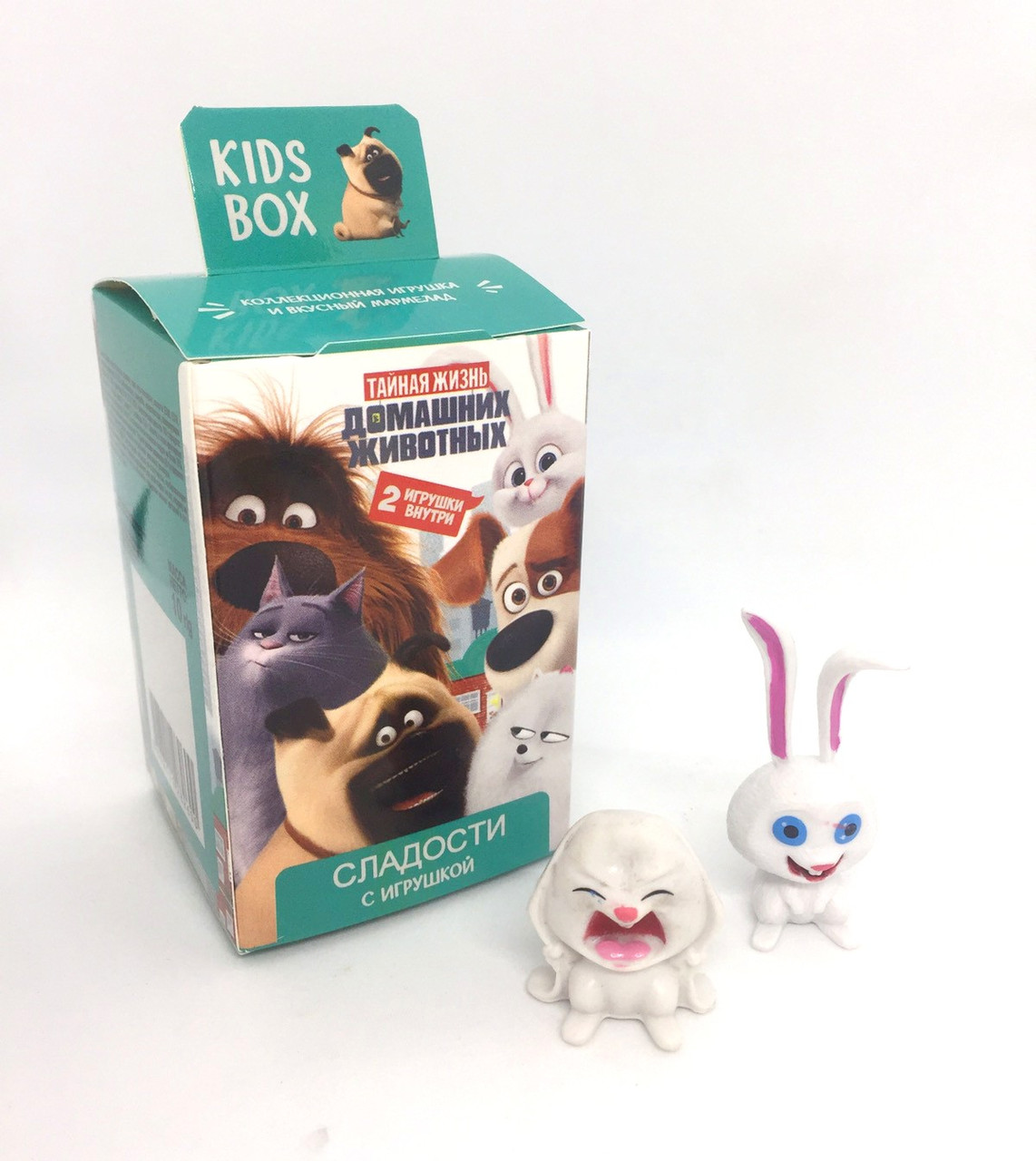Тайная жизнь домашних животных The Secret Life of Pets Свитбокс Кидсбокс игрушка и мармелад Kids Box Sweet Box, фото №1