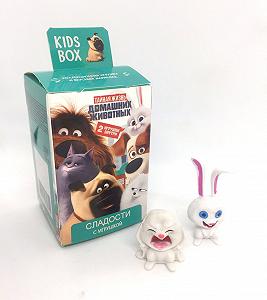 Тайная жизнь домашних животных The Secret Life of Pets Свитбокс Кидсбокс игрушка и мармелад Kids Box Sweet Box - Фото 1