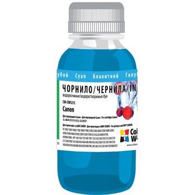 Чернила Colorway Canon CL-41/38/411/511/CLI-8/426/521Cyan CW-CW521C02, фото №1