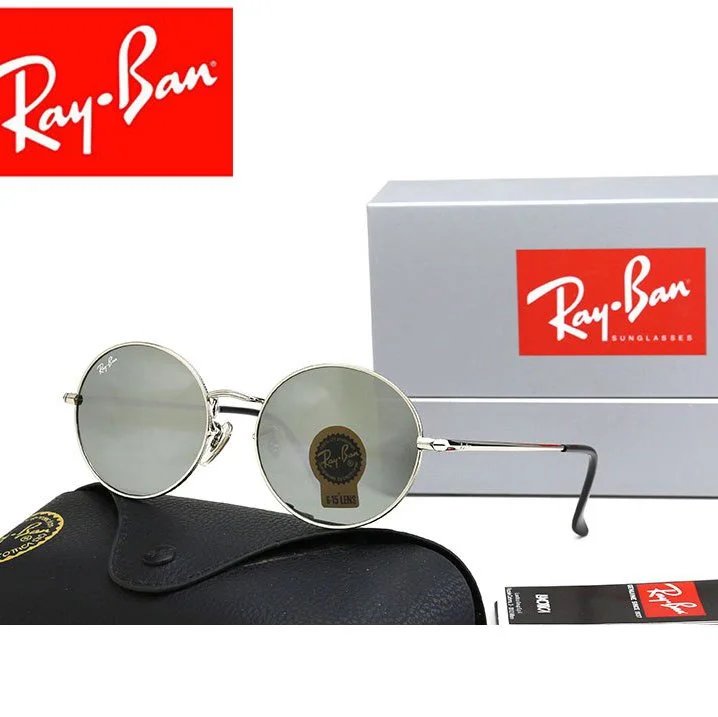 Женские солнцезащитные очки Ray Ban Legend зеленые металлические, фото №2